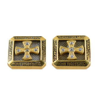 Μανικετόκουμπα Επίχρυσα ΜΑ-082 | Επίσημο Eshop Ι. Ν. Αγίου Σπυρίδωνος​