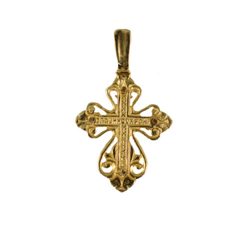 Σταυρός Χρυσός 0835 - 1 | Επίσημο Eshop Ι. Ν. Αγίου Σπυρίδωνος