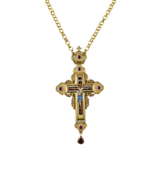 Нагрудный крест Святого Спиридона SA001