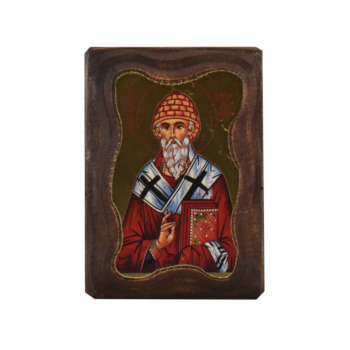 Εικόνα Ξύλινη Άγιος Σπυρίδων 799 | Επίσημο Eshop Ι. Ν. Αγίου Σπυρίδωνος​