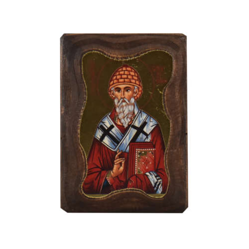 Деревянная икона Святого Спиридона 799
