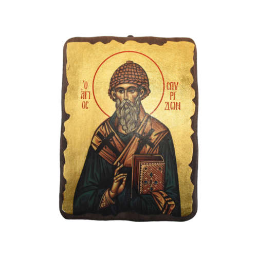 Деревянная икона Святого Спиридона 109