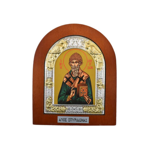 Металлическая икона Святого Спиридона 97