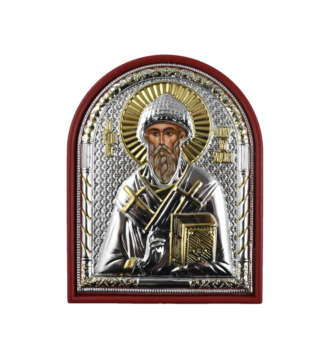 Εικόνα Άγιος Σπυρίδων Μεταλλική | Επίσημο Eshop Ι. Ν. Αγίου Σπυρίδωνος​