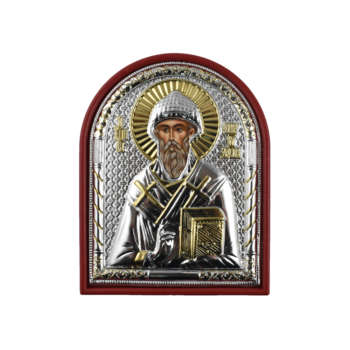 Εικόνα Άγιος Σπυρίδων Μεταλλική | Επίσημο Eshop Ι. Ν. Αγίου Σπυρίδωνος​